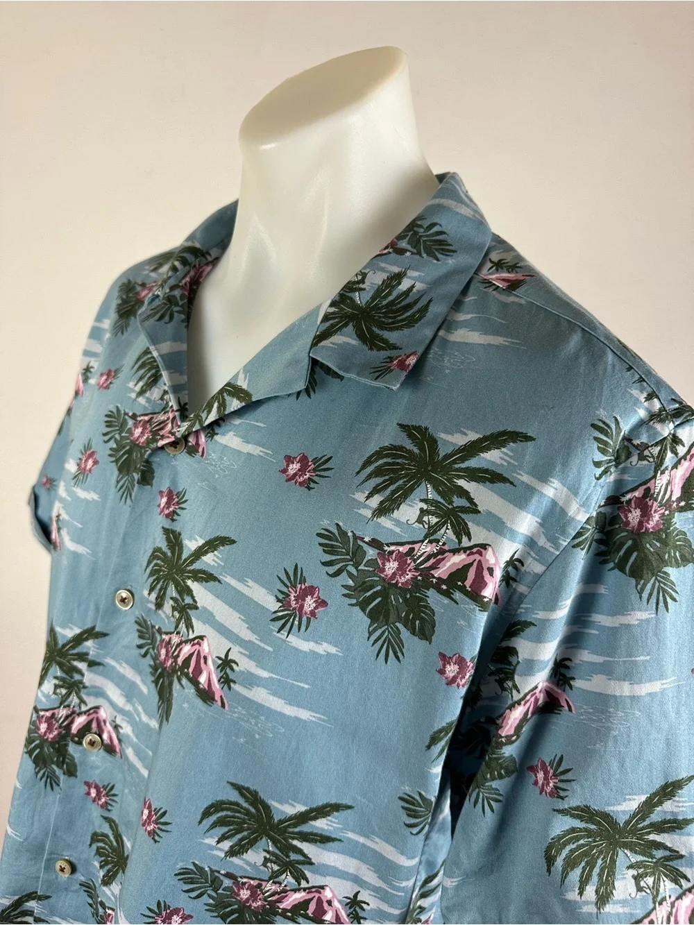 Ted Baker Men’s Tropical Print Short-Sleeve Button-Down Shirt